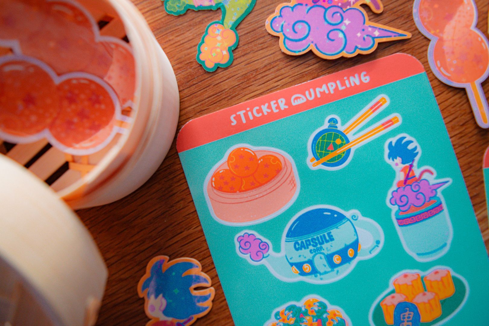 dim sum sticker sheet